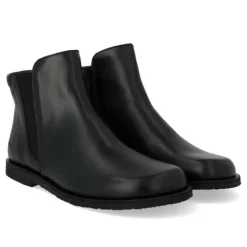 Angulus 7855 ankelstøvle i sort skind