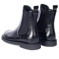 Angulus 7813 ankelstøvler i sort skind