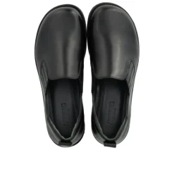 Angulus 3510 fodformet sko i sort skind