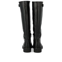 Angulus 7866 langskaftet støvle i sort skind