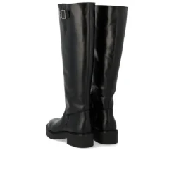 Angulus 7866 langskaftet støvle i sort skind