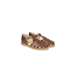 Angulus 5516 lukket sandal i brun skind