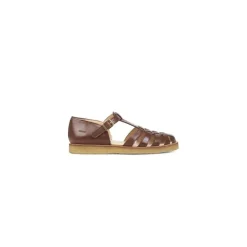 Angulus 5516 lukket sandal i brun skind