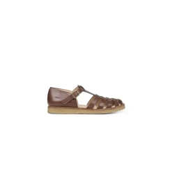 Angulus 5516 lukket sandal i brun skind