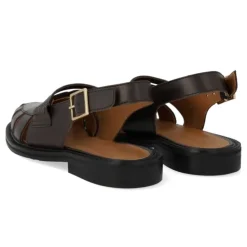 Angulus 1688 sko i mørkebrun skind