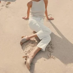 Angulus 5724 slip in sandal i beige