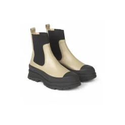 Angulus 7708 støvler i beige skind med chunky såler