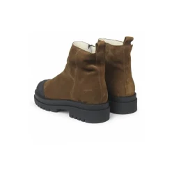 Angulus 7749 vinterstøvle i brun ruskind med uldfoer