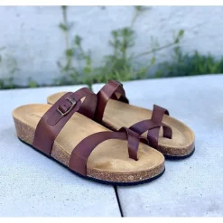 Bella Moda 25609 sandal i brun skind