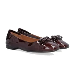 Billi Bi A9316 ballerina i bordeaux lakskind