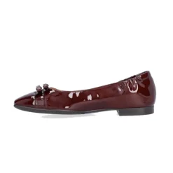 Billi Bi A9316 ballerina i bordeaux lakskind