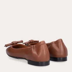 Billi Bi A8044 ballerina i brun skind