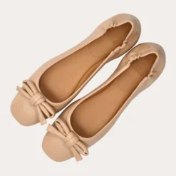 Billi Bi A8044 ballerina i camel skind