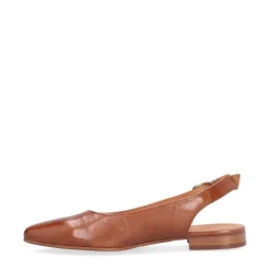 Billi Bi A16302 ballerina i cognac lakskind