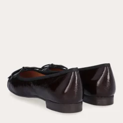 Billi Bi A7426 ballerina sko i brun lak skind