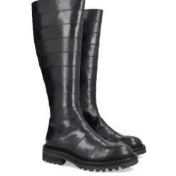 Billi Bi A3292 langskaftet støvle i sort skind