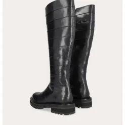 Billi Bi A3292 langskaftet støvle i sort skind