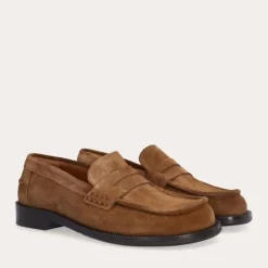 Billi Bi A9010 loafer i brun ruskind