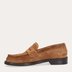 Billi Bi A9010 loafer i brun ruskind