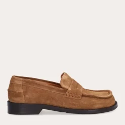 Billi Bi A9010 loafer i brun ruskind