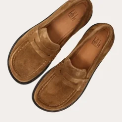 Billi Bi A9010 loafer i brun ruskind