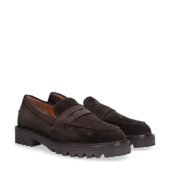Billi Bi A9305 loafer i brun ruskind