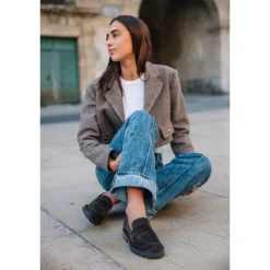 Billi Bi A9305 loafer i brun ruskind