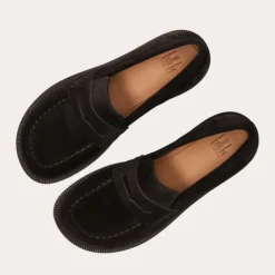 Billi Bi A9010 loafer i mørkebrun ruskind