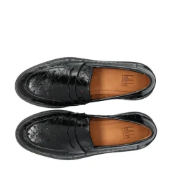 Billi Bi A19689 loafer i sort lakskind