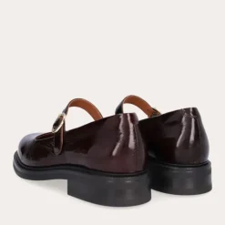 Billi Bi A7016 Mary Jane sko i brun lakskind