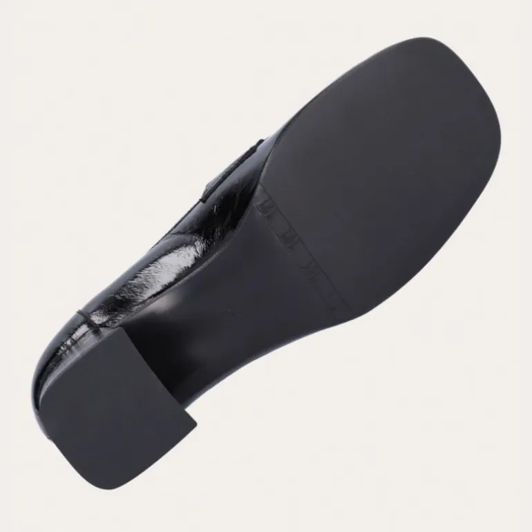 Billi Bi A9221 pumps i sort lakskind