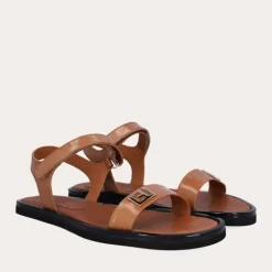 Billi Bi A6400 sandal i brun lakskind på letvægtssål