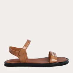 Billi Bi A6400 sandal i brun lakskind på letvægtssål