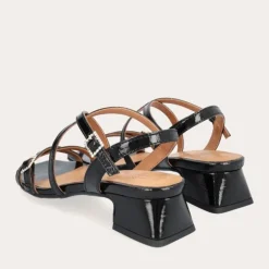 Billi Bi A4242 sandal i sort lakskind