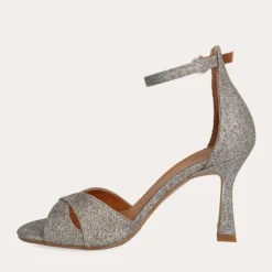 Billi Bi A4703 sandal med hæl i multiglitter