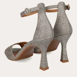 Billi Bi A4703 sandal med hæl i multiglitter