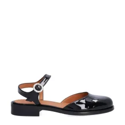 Billi Bi A8419 sko i sort lakskind med similispænde