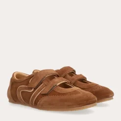Billi Bi A8577 sneakers i brun ruskind
