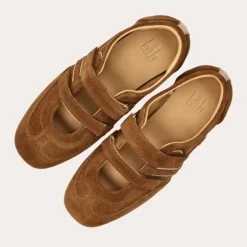 Billi Bi A8577 sneakers i brun ruskind