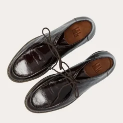 Billi Bi A7025 snørestøvle i brun lakskind