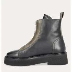 Billi bi A1330 støvle i sort med lynlåse fortil