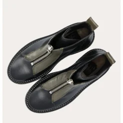 Billi bi A1330 støvle i sort med lynlåse fortil