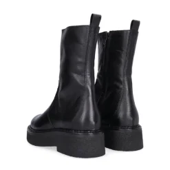 Billi Bi A9122 vinterstøvle i sort skind med uldfoer