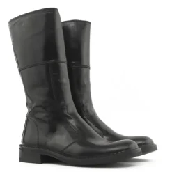 Bubetti 9880 3/4 lang støvle i sort skind