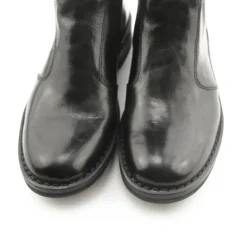 Bubetti 9880 3/4 lang støvle i sort skind