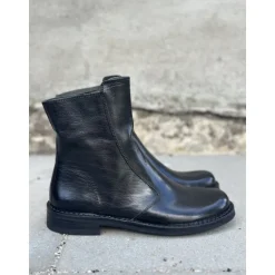 Bubetti 2078 (BRED LÆST) støvle i sort skind