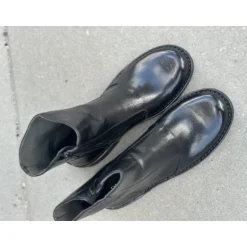 Bubetti 2078 (BRED LÆST) støvle i sort skind