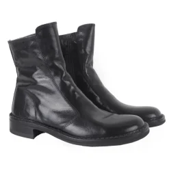 Bubetti 2078 klassisk sort skindstøvle