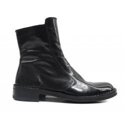 Bubetti 2078 klassisk sort skindstøvle