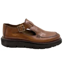 Bubetti 10111 loafer i cognac skind med rem